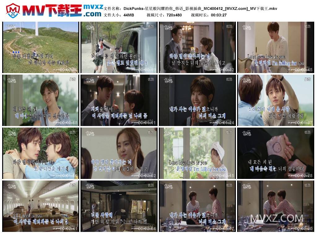 DickPunks-星星般闪耀的你_韩语_影视插曲_MC400412